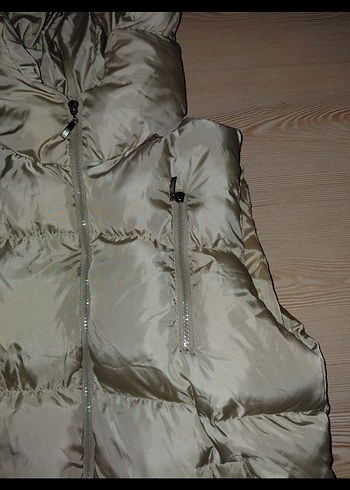 Fermuar Detay Şisme Yelek - Görsel 2