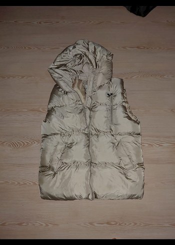 Fermuar Detay Şisme Yelek - Görsel 4