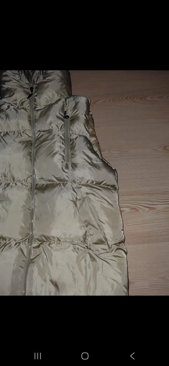 Fermuar Detay Şisme Yelek - Görsel 3