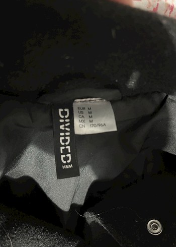 H&M Düğmeli Deri Kadın Bomber Ceket