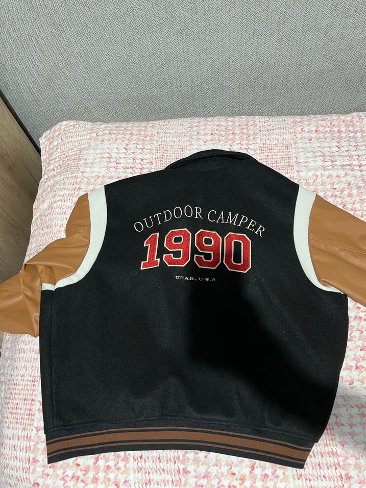 Düğmeli Deri Kadın Bomber Ceket - Görsel 3