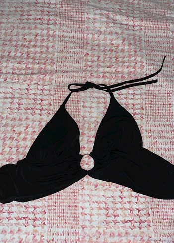 Zara Zincir Detaylı Siyah Strappy Monokini Takım
