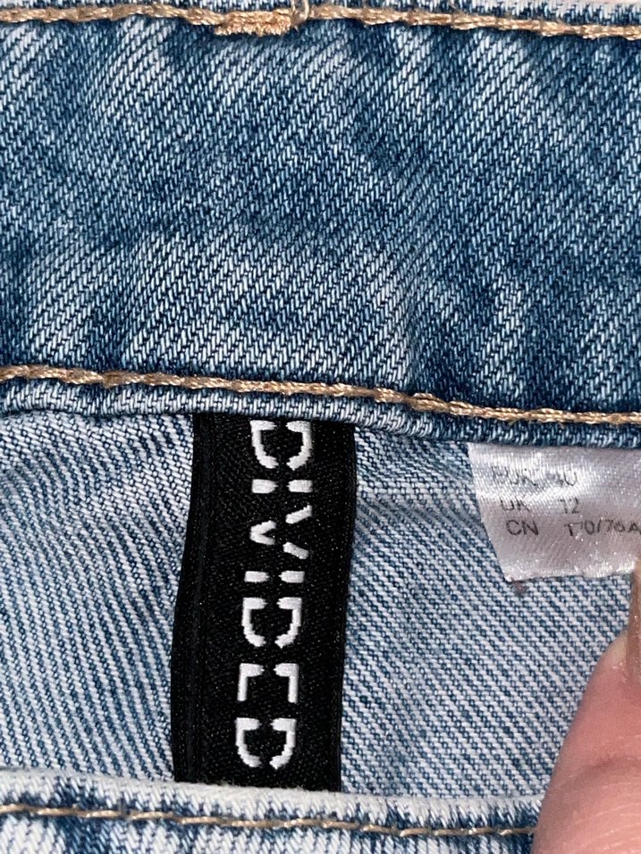 Kadın Mavi Bol Kesim Jean - Görsel 3