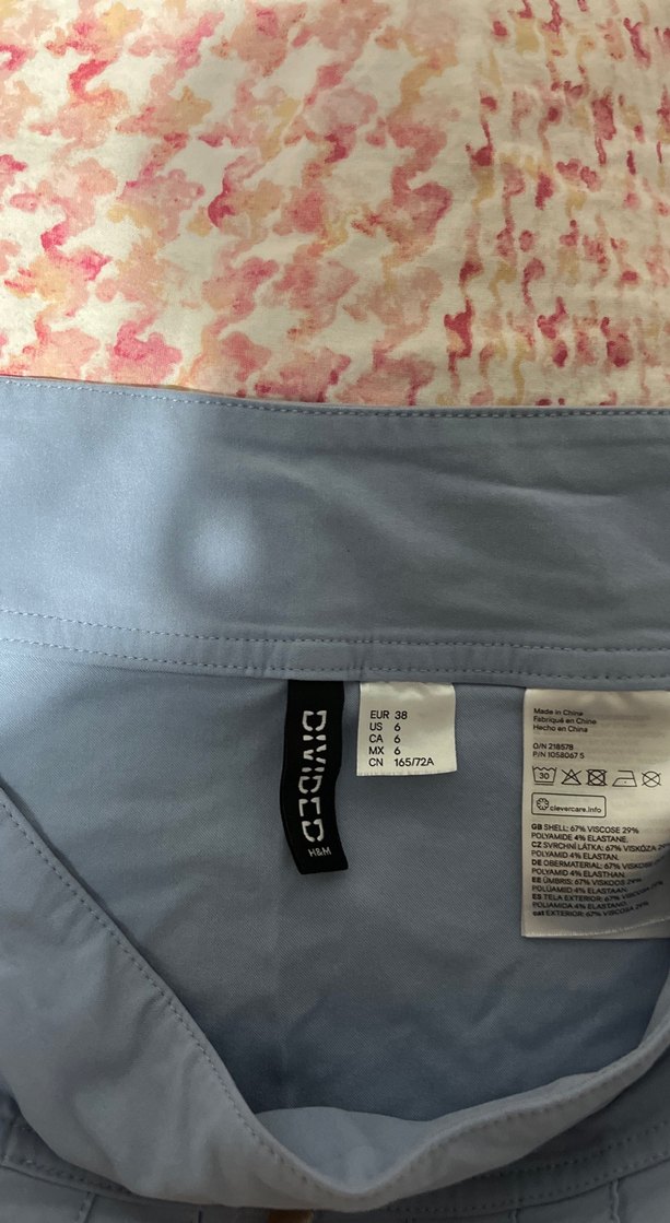 Mavi Pilili Mini Etek - Görsel 2