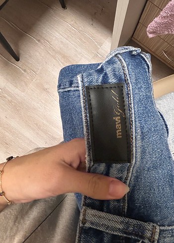 diğer Beden Gevşek Kesim Midi Boy Kadın Kot Pantolon