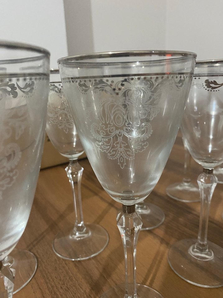 Bej Detaylı Zarif Kadeh Seti - Görsel 3