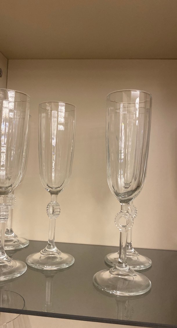 Madame Coco Lavinia 4'lü Şampanya Kadehi Seti - Görsel 3