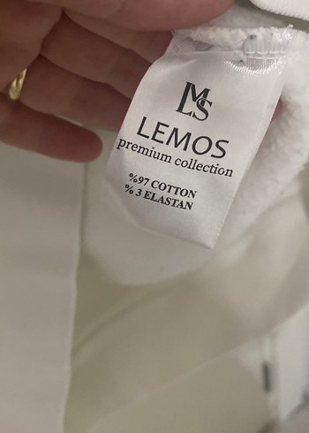 Erkek Beyaz Kapüşonlu Sweatshirt - Görsel 2