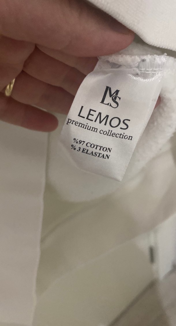 Erkek Beyaz Kapüşonlu Sweatshirt - Görsel 2