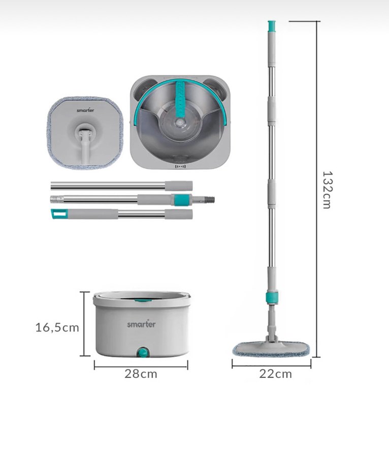 aQua Master Islak Mop Temizleyici Seti - Görsel 2