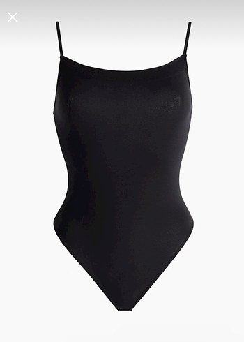 Siyah İnce Askılı Kadın body