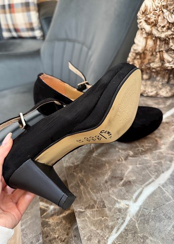 Siyah Platformlu Stiletto Kadın Ayakkabı - Görsel 3