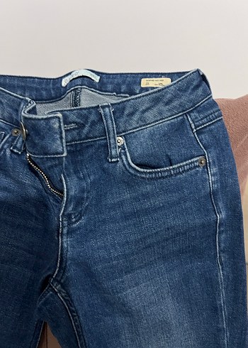 oxxo Kadın Mavi Denim Normal Kesim Jean