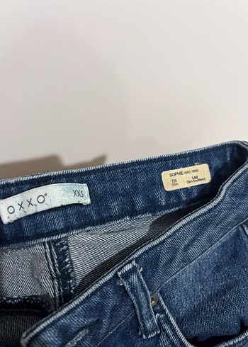 xs Beden Kadın Mavi Denim Normal Kesim Jean