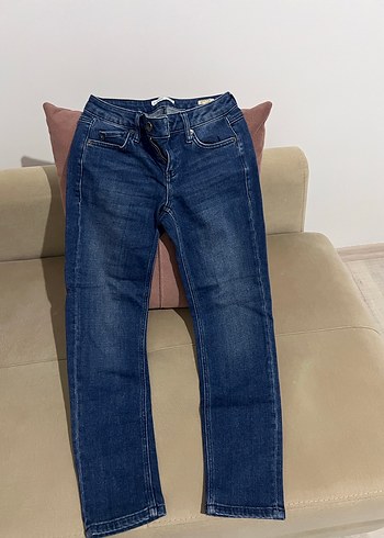 Kadın Mavi Denim Normal Kesim Jean