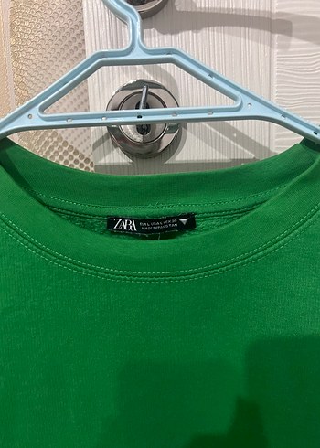 Yeşil Kadın Salaş Sweatshirt - Görsel 2