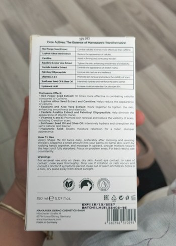 MamaAura Shape Me Yağı - Görsel 2