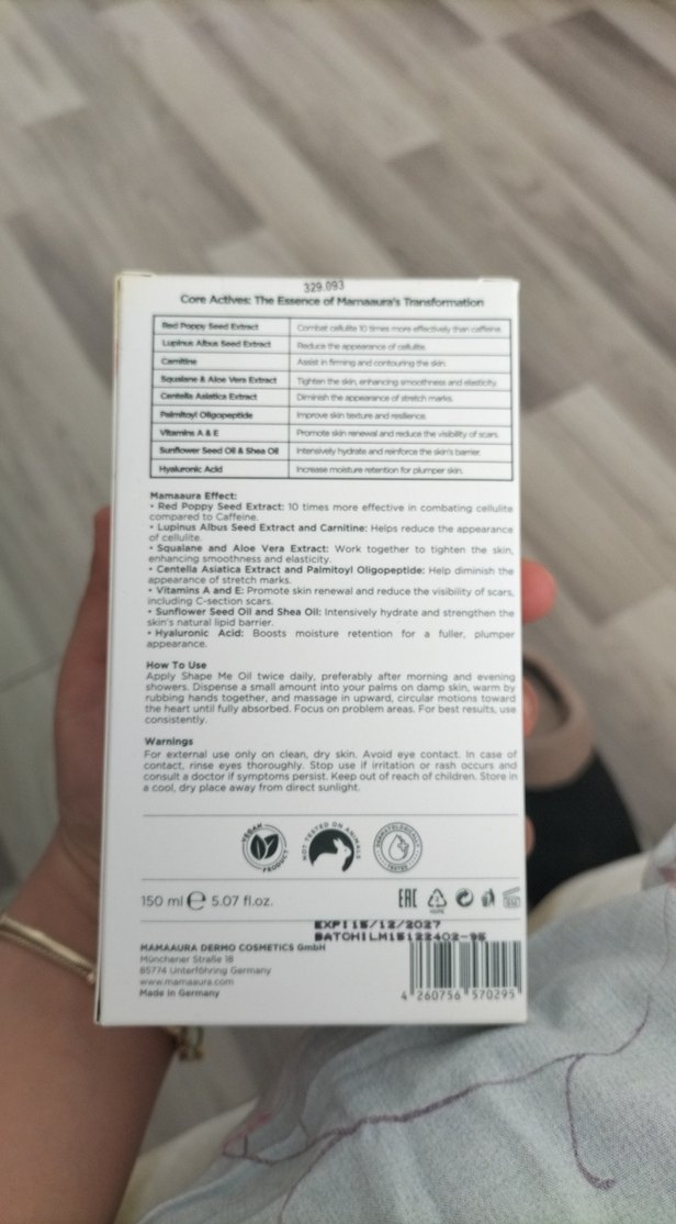 MamaAura Shape Me Yağı - Görsel 2