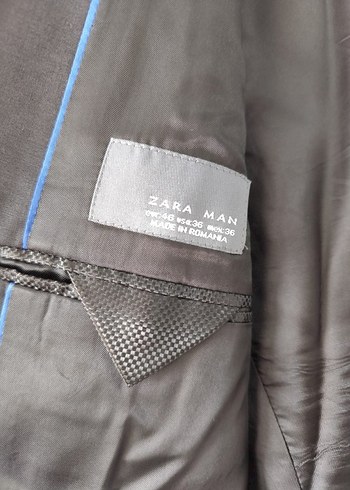 Düğmeli Siyah Erkek Takım Ceketi - Görsel 7