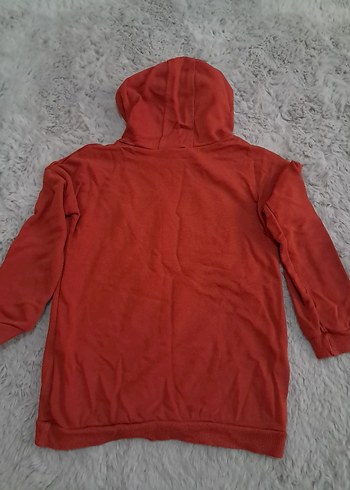 LC Waikiki Kapüşonlu Kırmızı Rahat Sweatshirt
