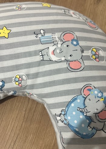 Gri Desenli Emzirme ve Hamilelik Yastığı - Görsel 4