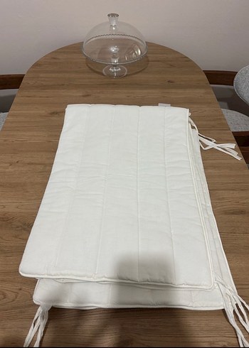  Beden Beyaz Düz Yatak yanı minderi
