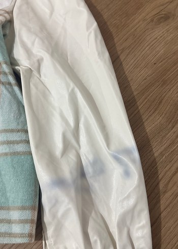 s Beden turkuaz Renk Düğmeli, Yaka Detaylı Kadın Gömlek