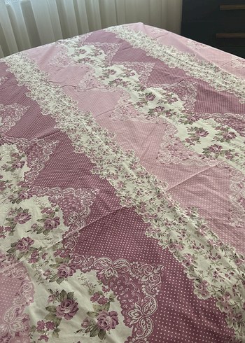 Pembe Çiçek Desenli yorgan kılıfı - Görsel 5