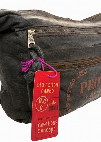 Old Cotton Cargo postacı çanta (Unisex)
