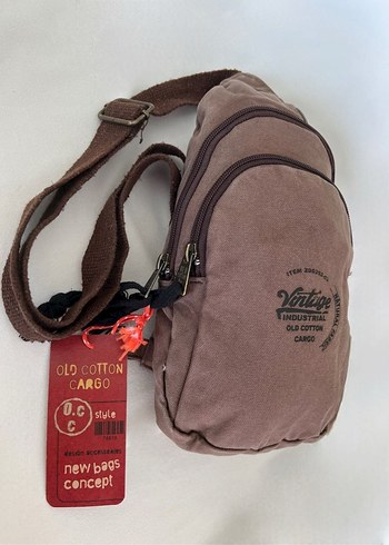 Old Cotton Cargo Vintage tarzı Çapraz çanta