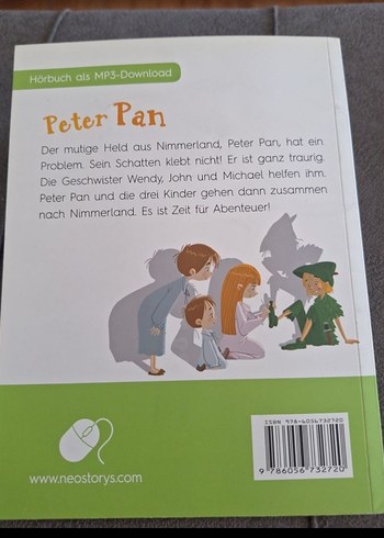 Peter Pan - James M. Barrie Çocuk Kitabı Almanca