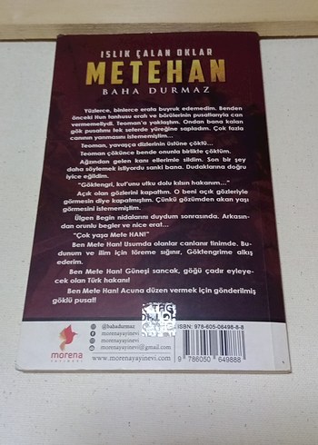 Metehan - Işlık Çalan Oklar Romanı - Görsel 2