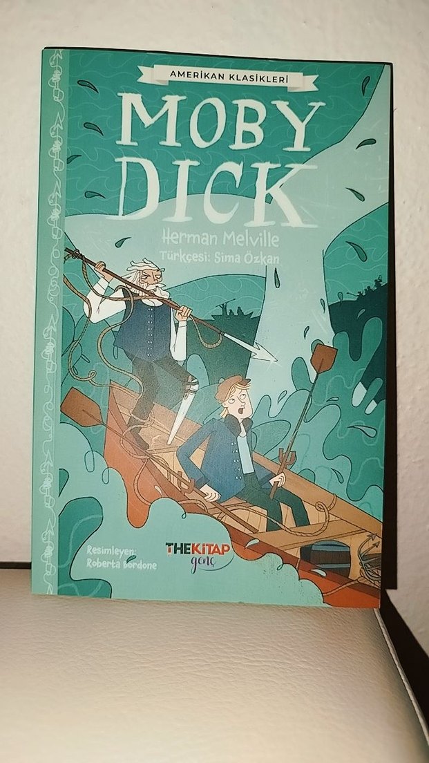Moby Dick - Herman Melville kitabı tertemizdir İndirim yapılır. - Görsel 2