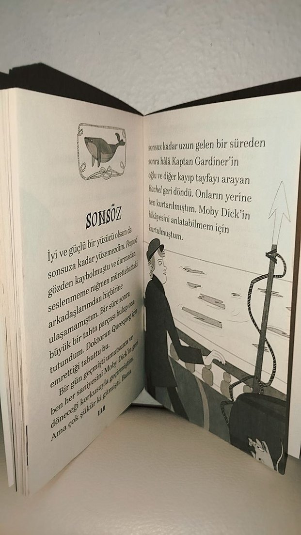 Moby Dick - Herman Melville kitabı tertemizdir İndirim yapılır. - Görsel 4