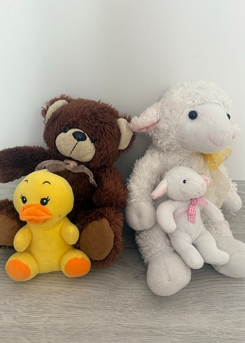Bej Peluş Oyuncak Seti