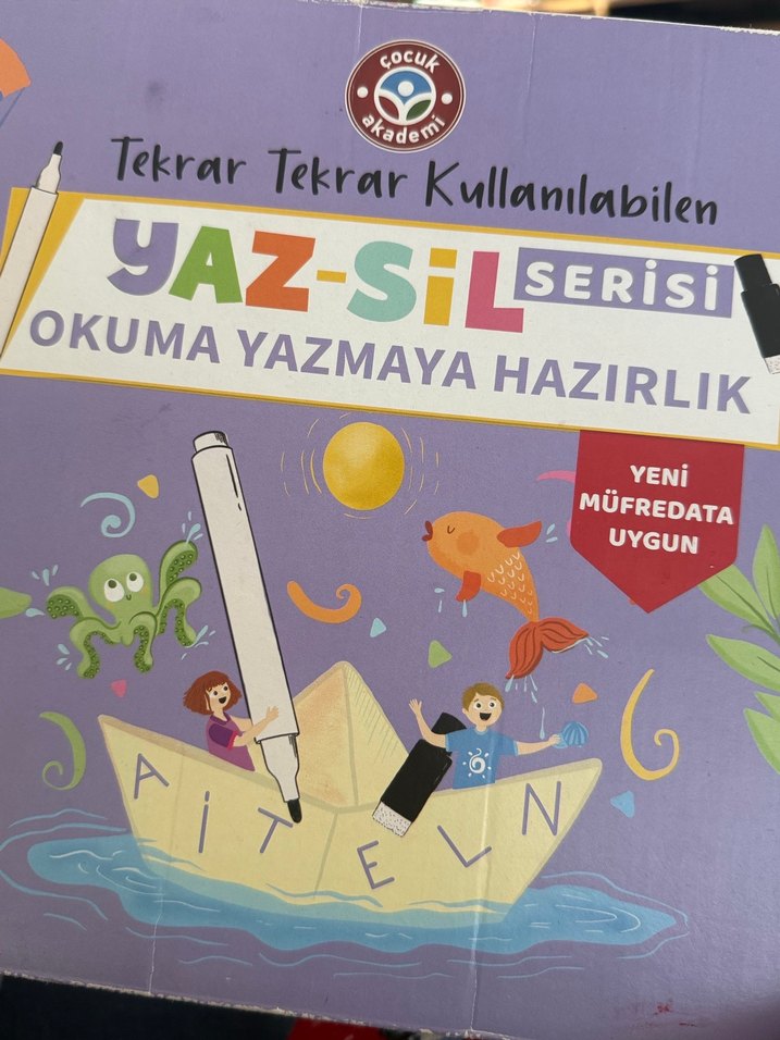 Çocuk Akademi Yaz Sil Serisi Okuma Yazmaya Hazırlık - Görsel 2