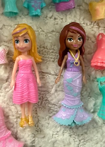 Pastel Renkli Oyuncak Bebek ve Giysi Seti - Görsel 2