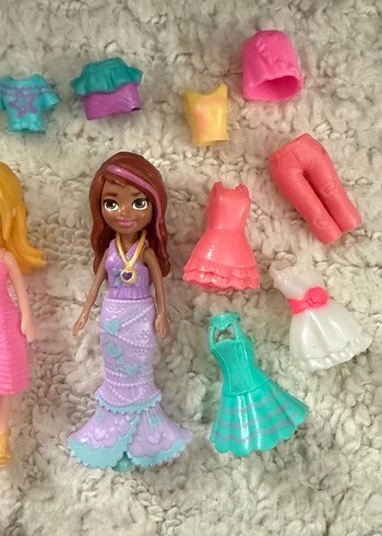 Pastel Renkli Oyuncak Bebek ve Giysi Seti - Görsel 4