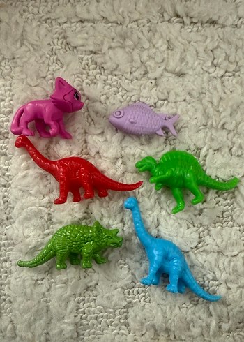 Renkli Dinozor ve Hayvan Figürleri Seti - Görsel 2