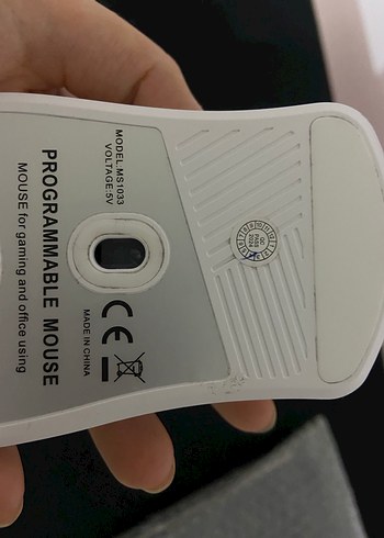 Beden Beyaz Kablolu Bilgisayar Mouse