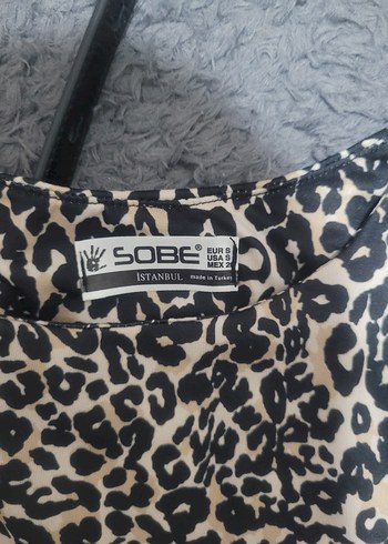 Leopar Desenli Kadın İnce Askılı atlet - Görsel 3