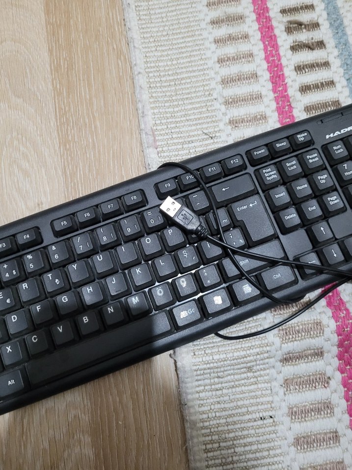 Hadron Siyah Kablolu Klavye - Görsel 5