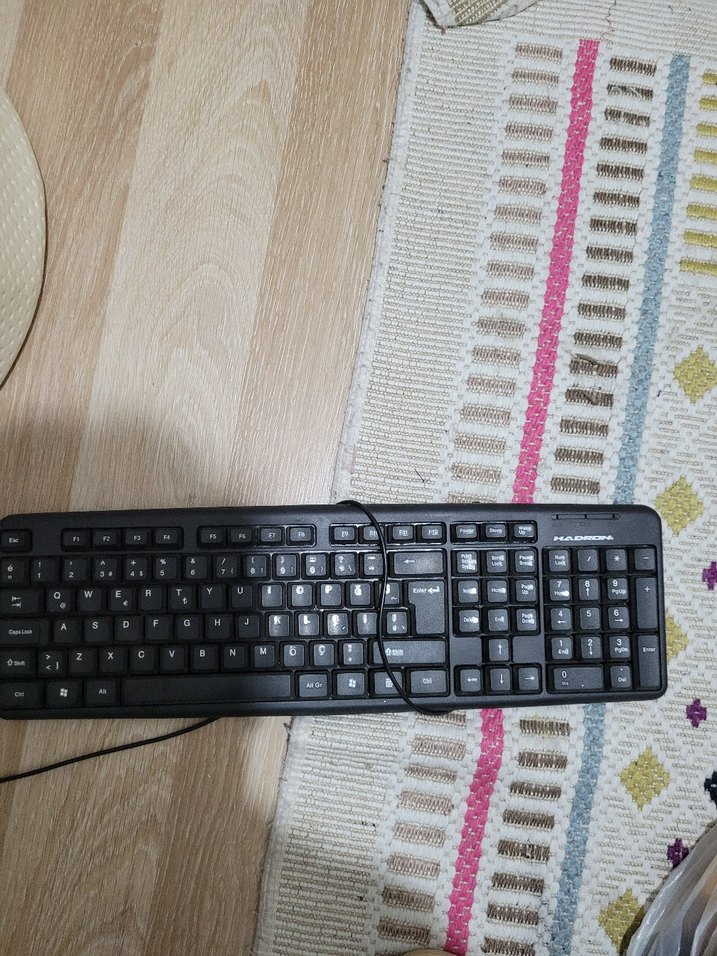 Hadron Siyah Kablolu Klavye - Görsel 2