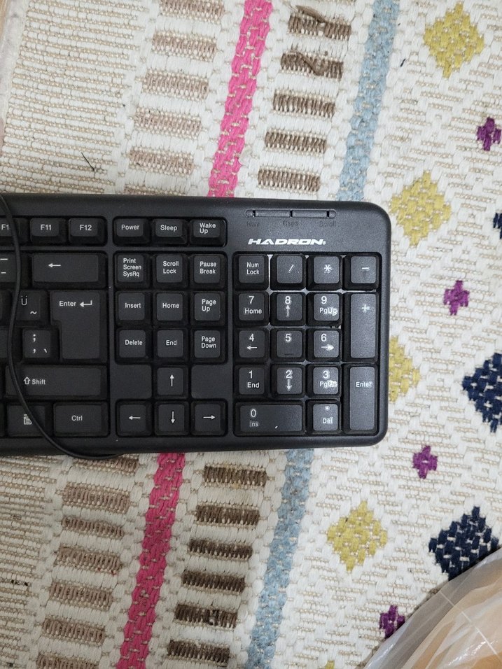 Hadron Siyah Kablolu Klavye - Görsel 3