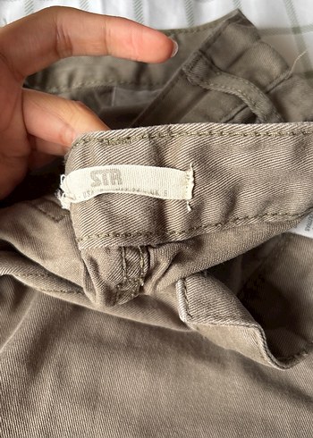 38 Beden Stradivarius Haki Kargo Pantolon