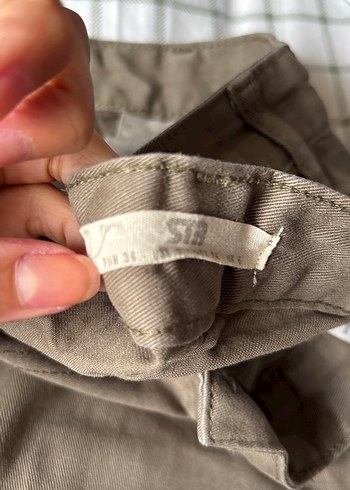 38 Beden kahverengi Renk Stradivarius Haki Kargo Pantolon