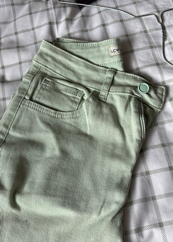 LC Waikiki Yeşil Kadın Mom Jean
