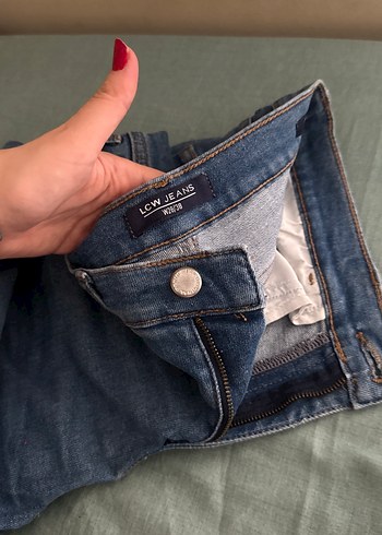 38 Beden Kadın İspanyol paça Midi Kot Pantolon