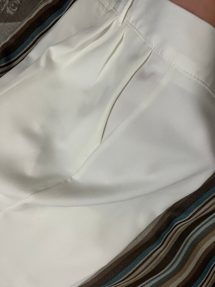 Beyaz Kadın Kumaş Pantolon - Görsel 2