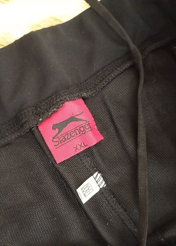 Siyah Bol Kesim Kadın Eşofman Altı - Görsel 2